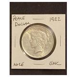 1922 Silver Peace Dollar
