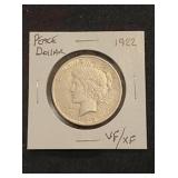 1922 Silver Peace Dollar