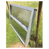 68" x 38" heavy duty window out of  a bank