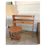 Quilt Rack & Lamp Table