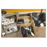 Group of Electronics under table