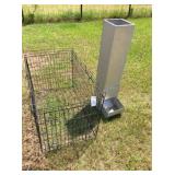 pet kennel 36x22x24H & feeder