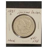 1921 S Morgan Silver Dollar