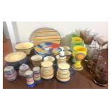 Pfaltzgraff Sedona dishes & Gail Pittman pottery