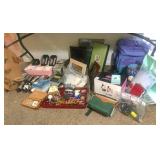 Costume Jewelry & Misc.Household under table