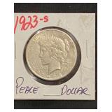 1923 S Silver Peace Dollar