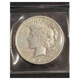 1924 Silver Peace Dollar