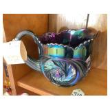 Fenton Carnival Pinwheel Pitcher