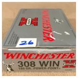 20 rnds 308 WIN 180 gr