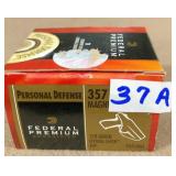 20 rnds 357 mag 158gr JHP