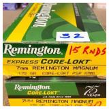 35 rnds  7MM Remington Mag 175gr