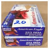 40 rnds 223 Rem 55gr FMJ