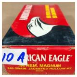 50 rnds Am Eagle 44 Rem Mag 240gr  JHP