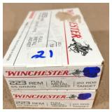 40 rnds 223 Rem 55gr FMJ