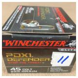 20 rnds Winch  45 Colt  225gr  JHP