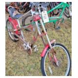 RED CHOPPER BIKE
