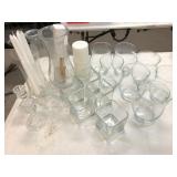 Set of glass decor