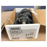 Shure microphone (case & 20 ft cord included)