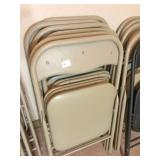 Set of 6 folding chairs