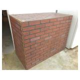 Large, HD imitation brick cabinet 50x25x38 H