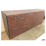 Large, HD imitation brick cabinet 91x25x38 H