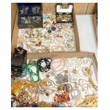 2-boxes necklaces, earrings & broaches