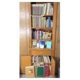 books on 6-shelves