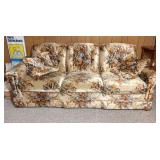 Hide-A-Bed sofa 78x36x36 H & picture over sofa