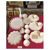 authentic Colony Milk Glass