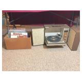 record player & records