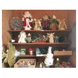 group of Christmas on 4-shelves