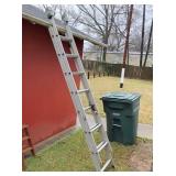 aluminum extension ladder