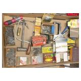 2-boxes staples, nails, screws & bungee cords