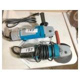 (2)  4 1/2" side grinders