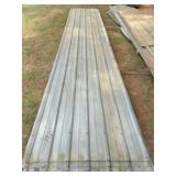 6 sheets 16' roof metal 4 rib 36'