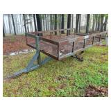trailer frame 43x76 bed, 40' tongue, axle &springs
