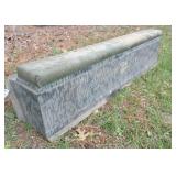 boat side seat & storage 5' x 1' x 15'