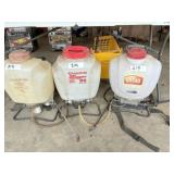 3 backpack sprayers