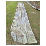 15 sheets roofing metal all 20' or longer
