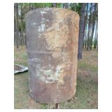 large iron tank 7' L x 57' Dia
