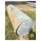 galvanized water system tank 62' L x 20' Dia