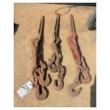 3)  5/16 - 3/8 chain binders