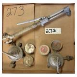 Vivtor model C42460 torch & 2 old gauge / reg sets