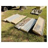 6 florescent light fixtures 48' x 16'