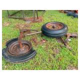 2 gauge wheels for tool bar