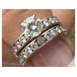 Wedding ring set - see extended description