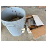 100 lbs  2 x.113 nail-hot dip galv. on plastic str