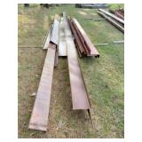 13 - 13' Z purlin & 25' C purlin & misc metal