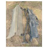 gun scabbards & wind shield for Polaris Ranger