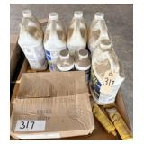 Quickrete sealer,  repair & steel wool